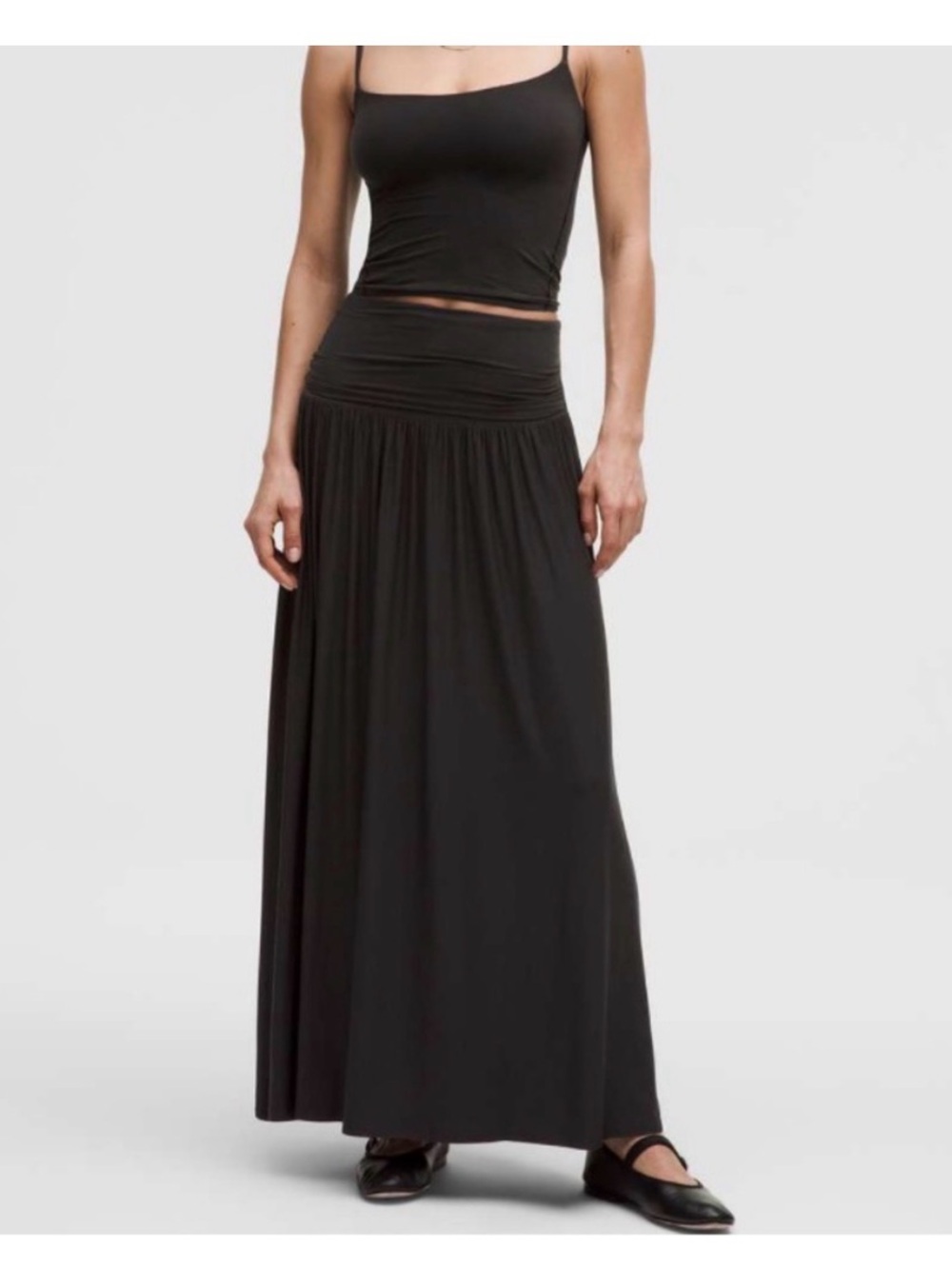 Convertible lululemon athletica Black Strapless Maxi Dress